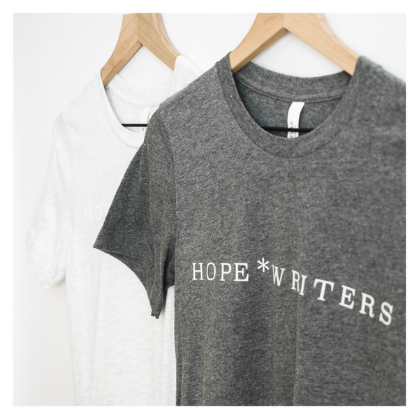 Dark Grey hope*writers T Shirt